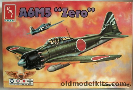 AMT 1/48 Mitsubishi A6M5 Zero - Markings for Three IJN Aircraft, 8872 plastic model kit